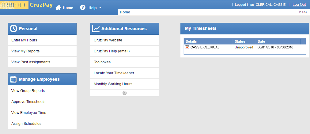 CruzPay Timesheet Coordinator Manual